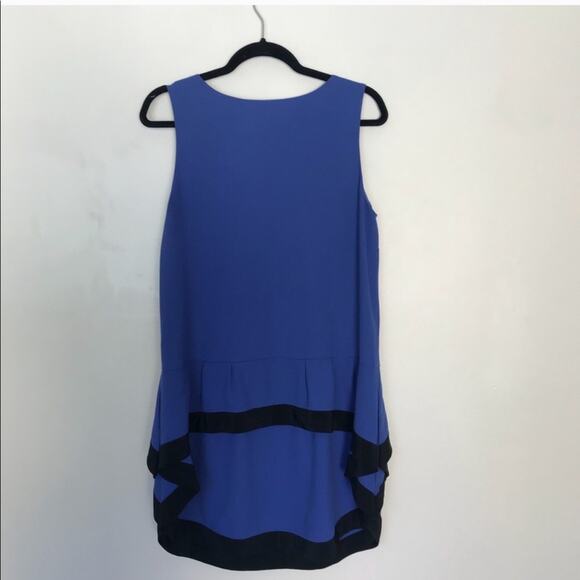 THAKOON Addition Ruffle Drop Waist Shift Dress Sleeveless - Picture 8 of 8